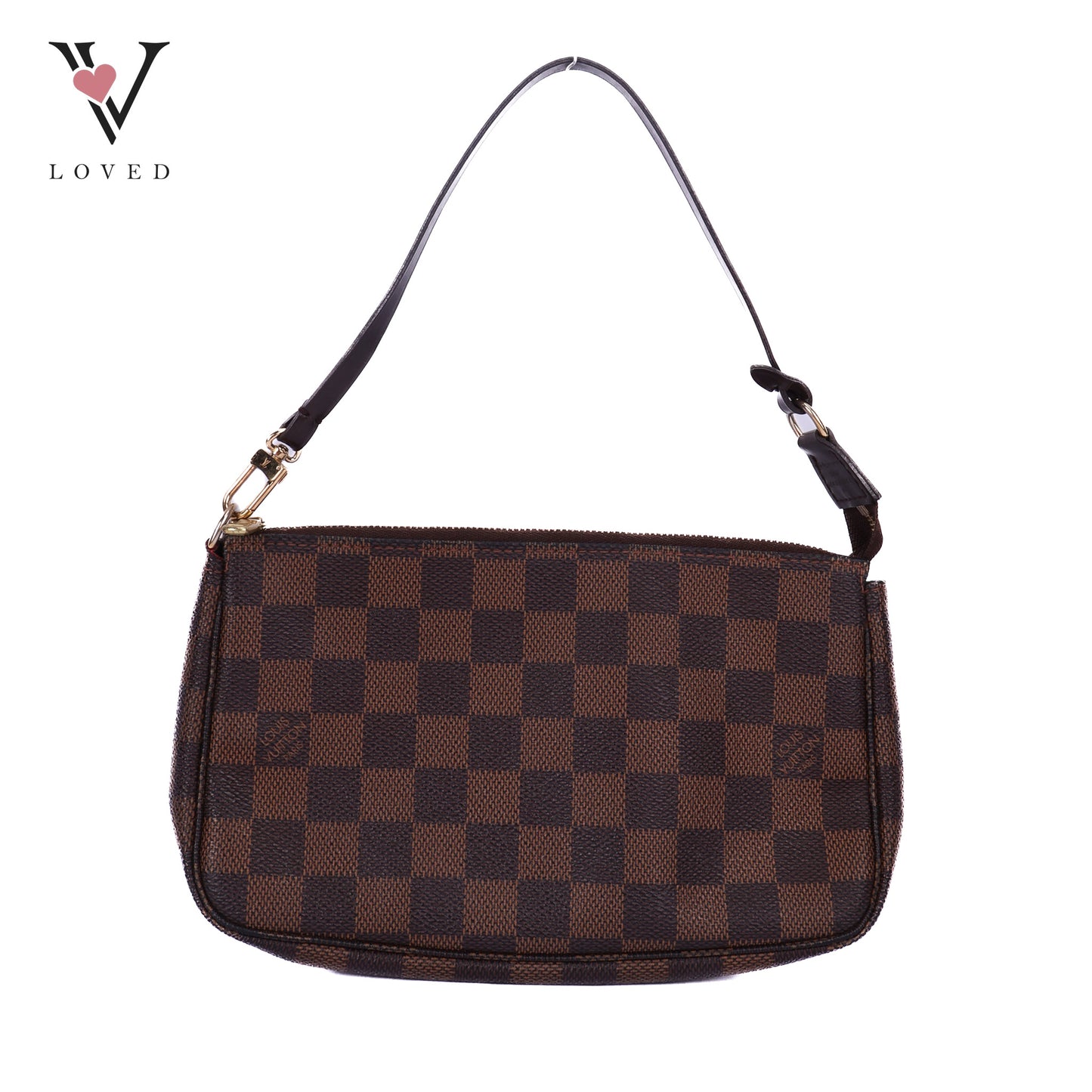 Pochette Accessiores In Damier Ebene