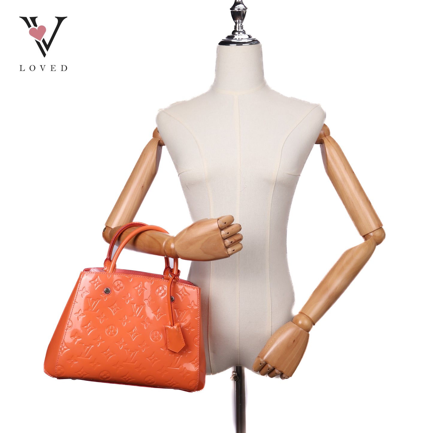 Montaigne BB Satchel In Monogram Vernis
