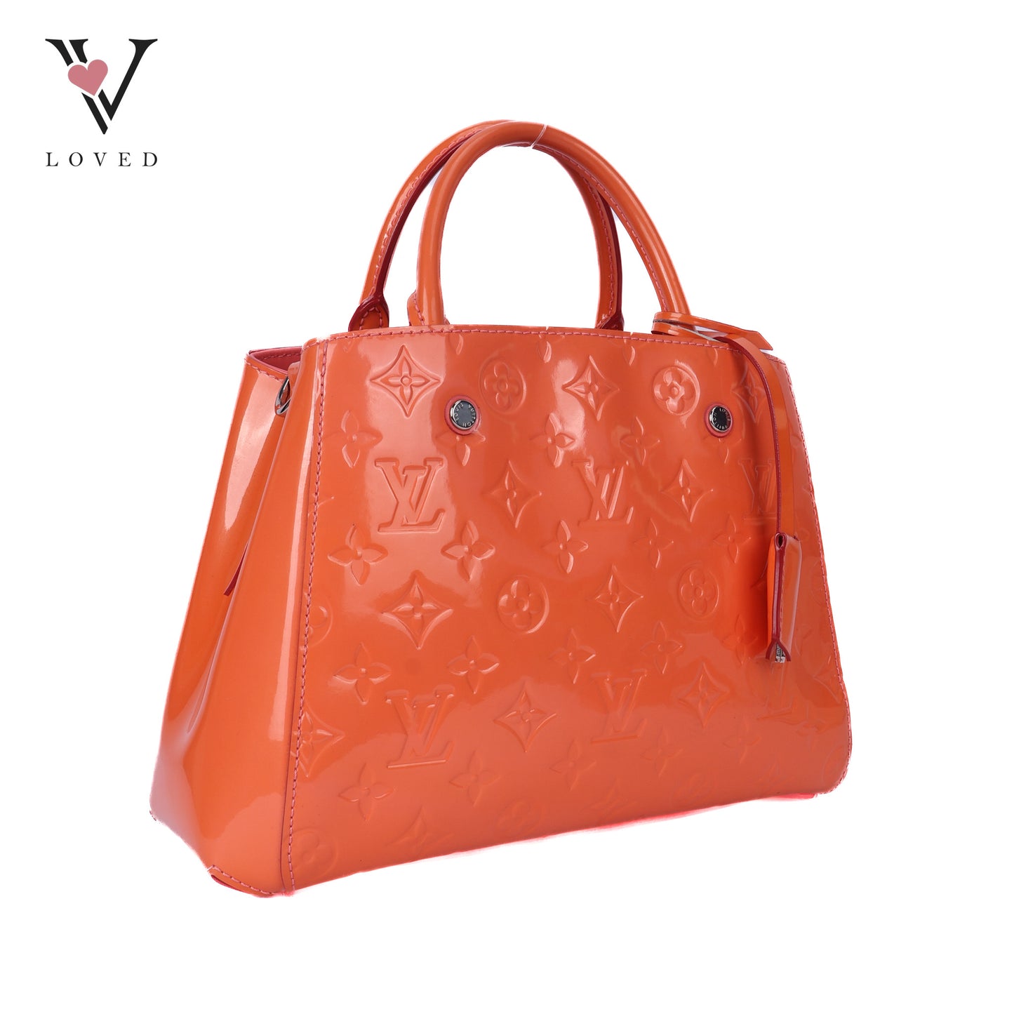 Montaigne BB Satchel In Monogram Vernis