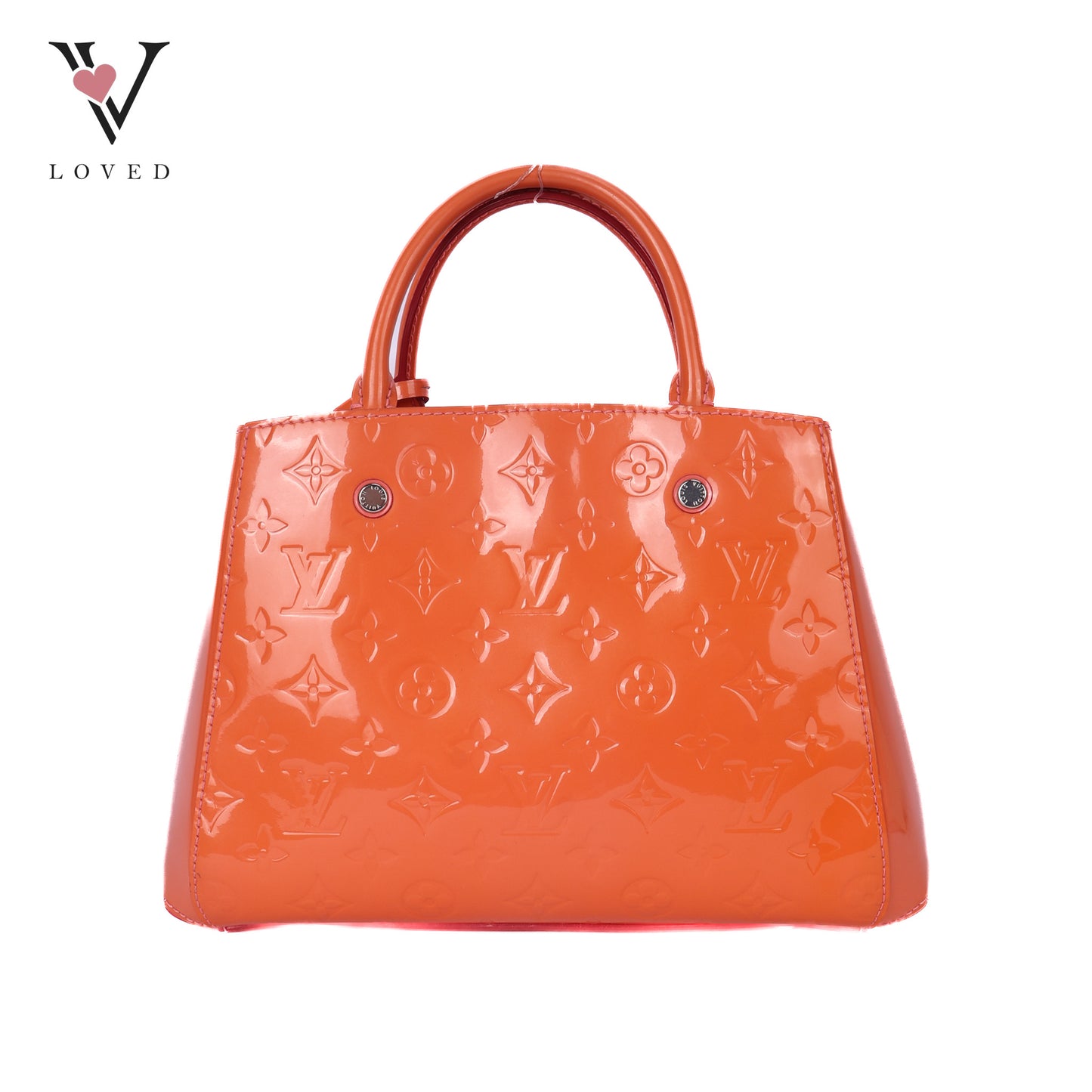 Montaigne BB Satchel In Monogram Vernis