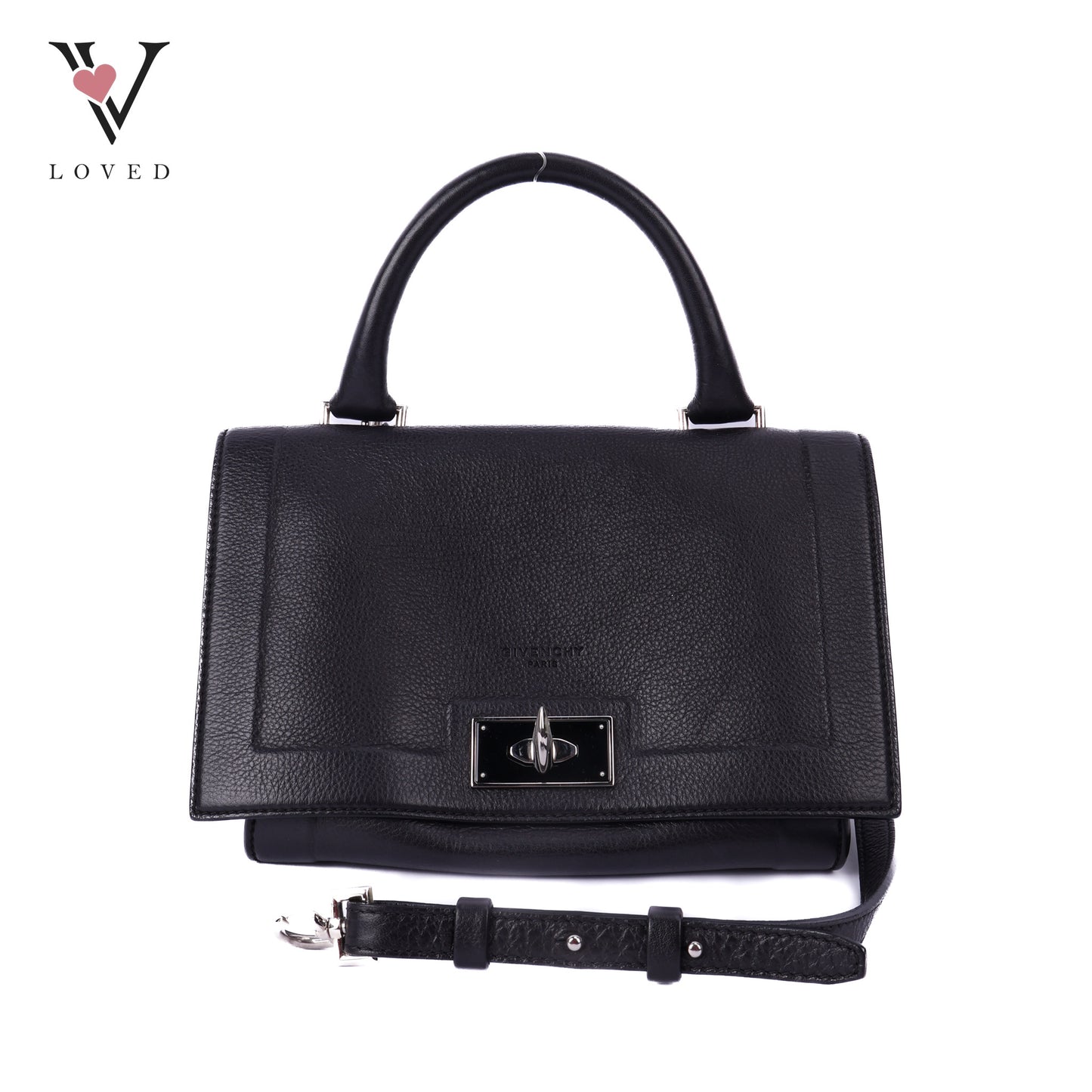Shark Tooth Leather Satchel Pony