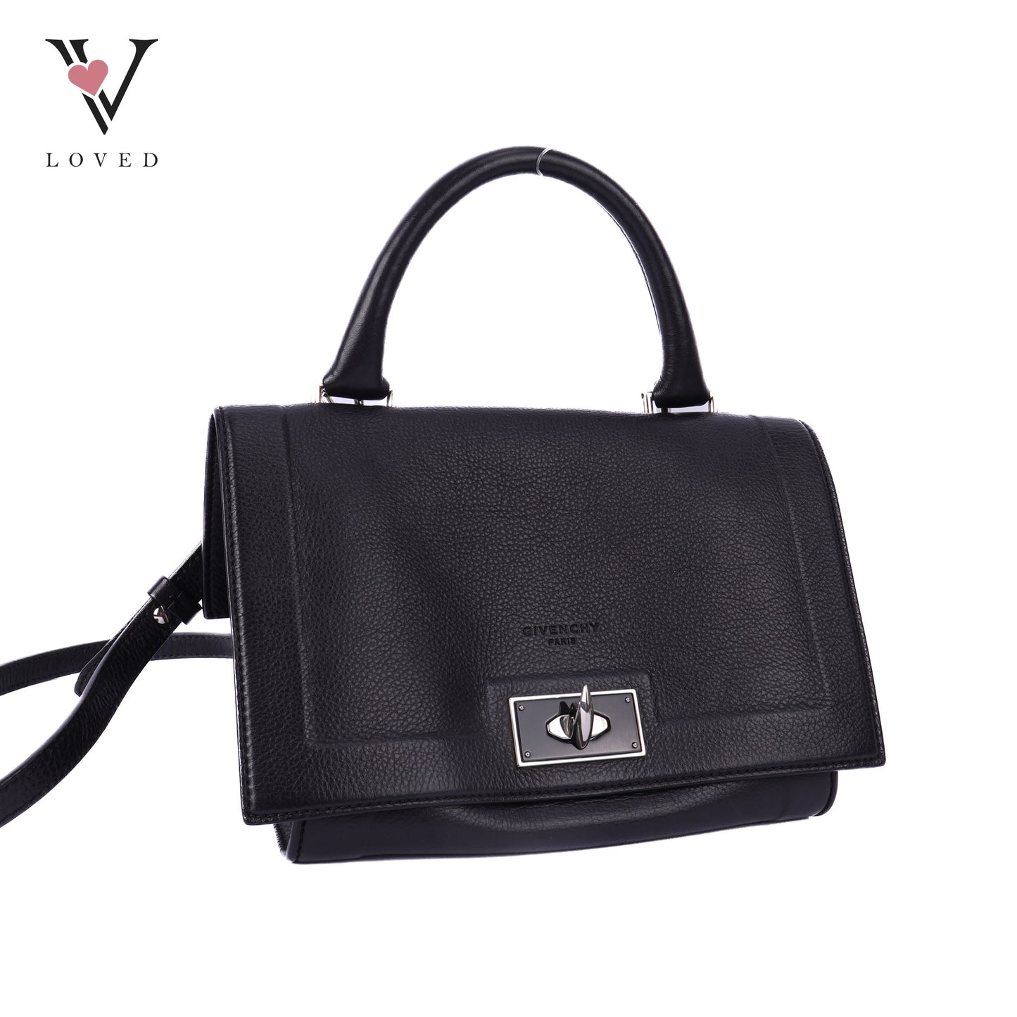 Shark Tooth Leather Satchel Pony