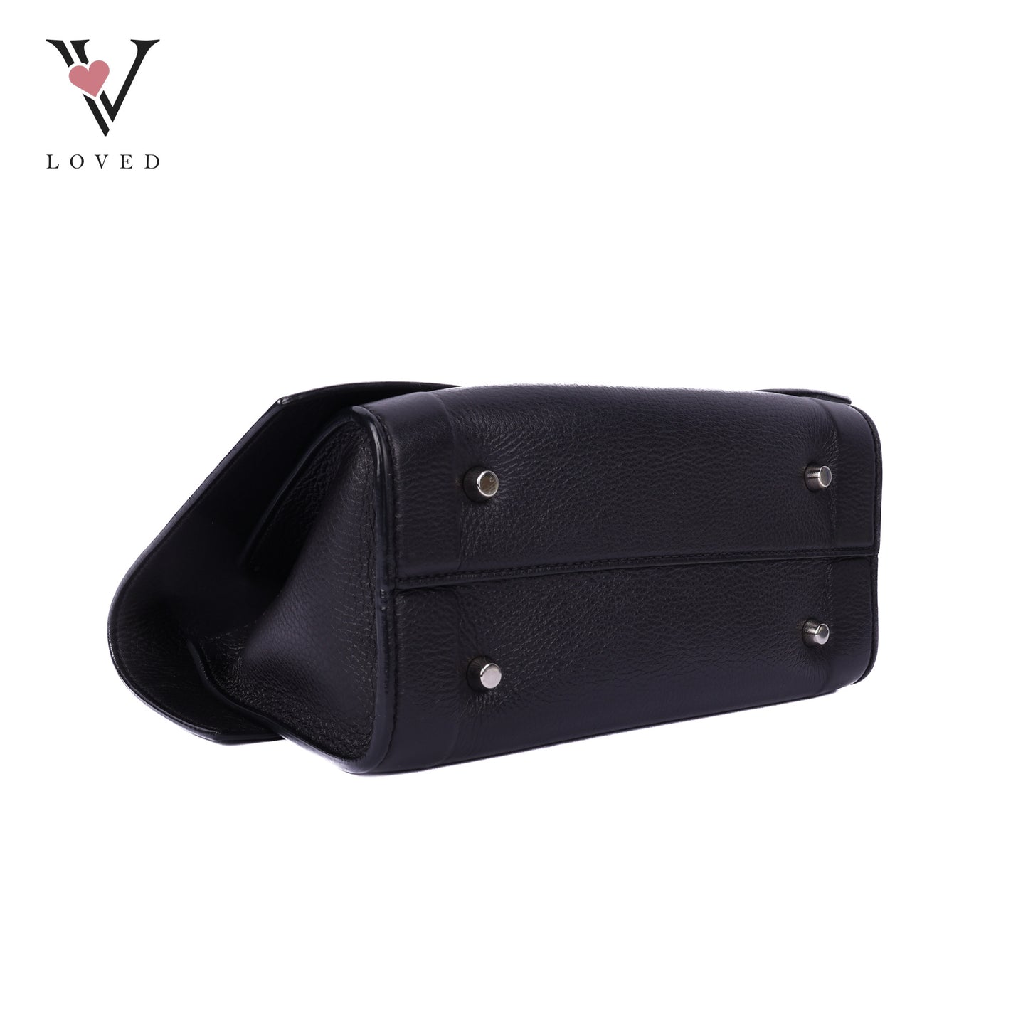 Shark Tooth Leather Satchel Pony