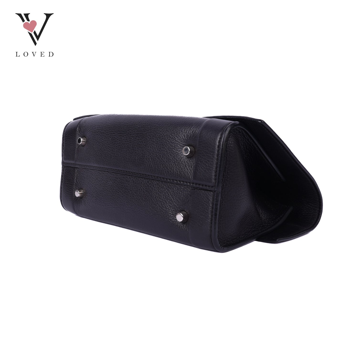 Shark Tooth Leather Satchel Pony