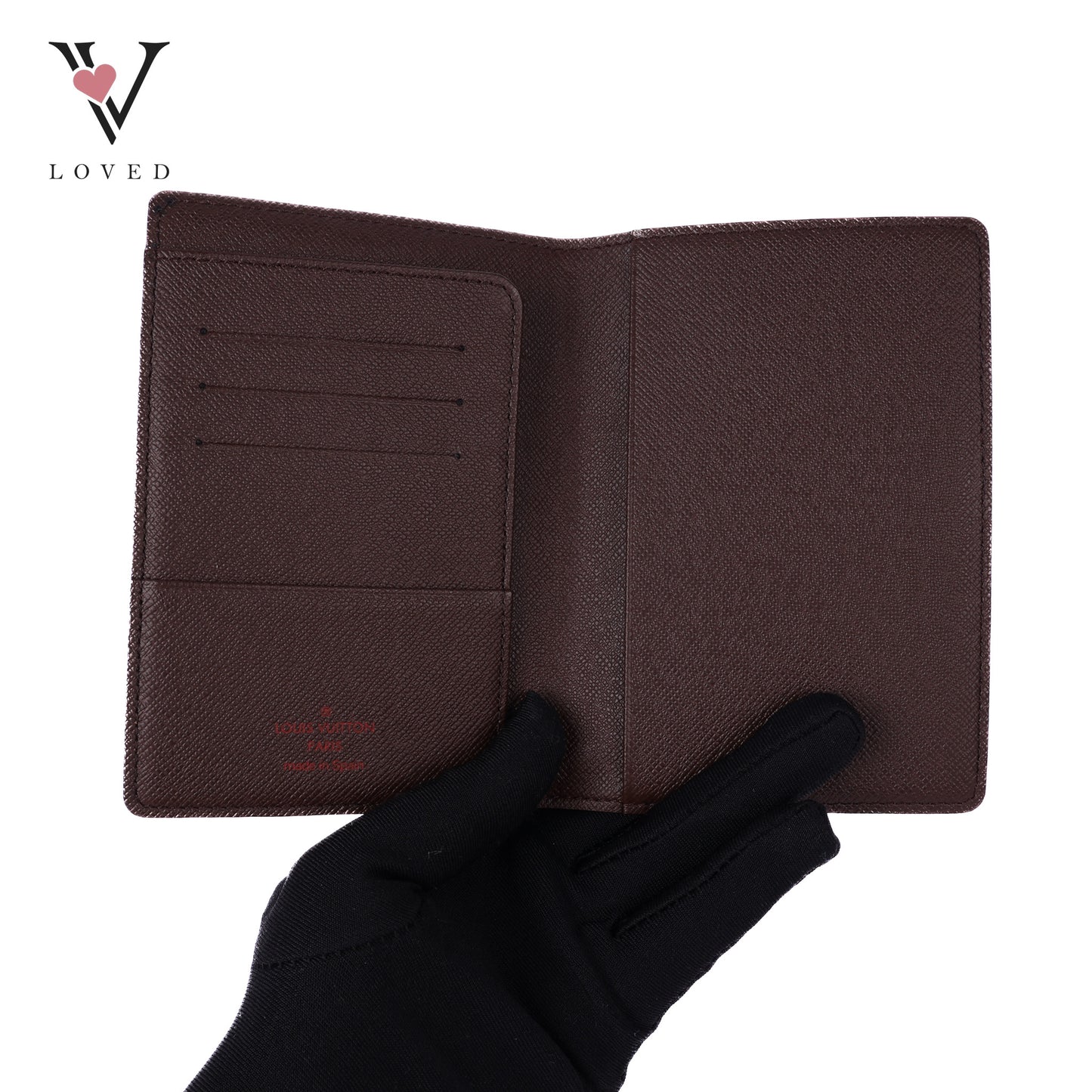 Passport Holder In Damier Ebene