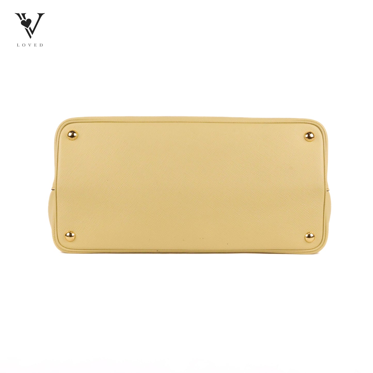 Prada Sunny Yellow Double Saffiano Leather Bag