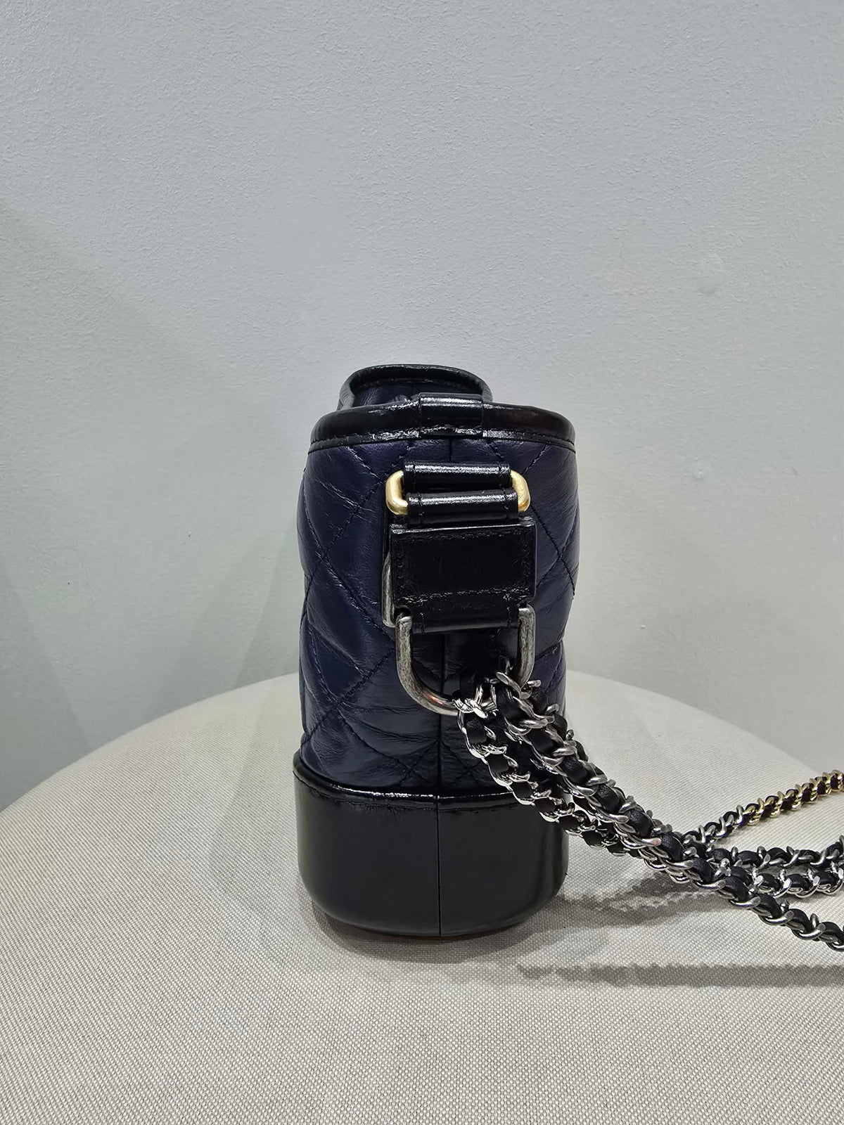 Chanel Gabrielle Hobo Bag in Navy Blue