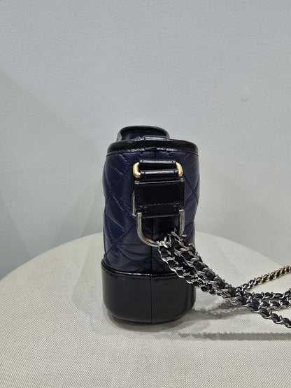 Chanel Gabrielle Hobo Bag in Navy Blue