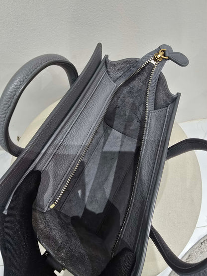 Celine Nano Luggage Tote Bag in Grey