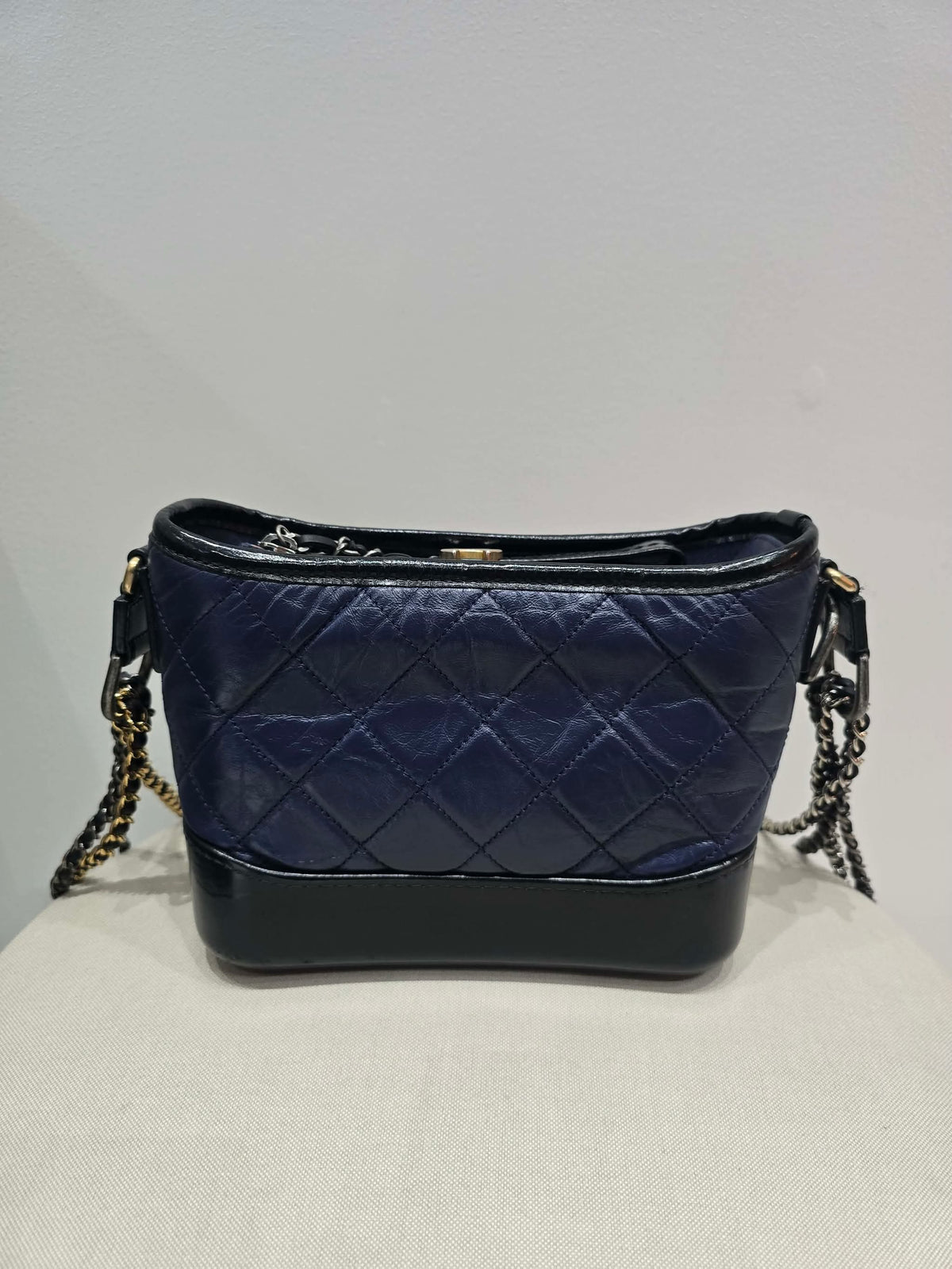 Chanel Gabrielle Hobo Bag in Navy Blue