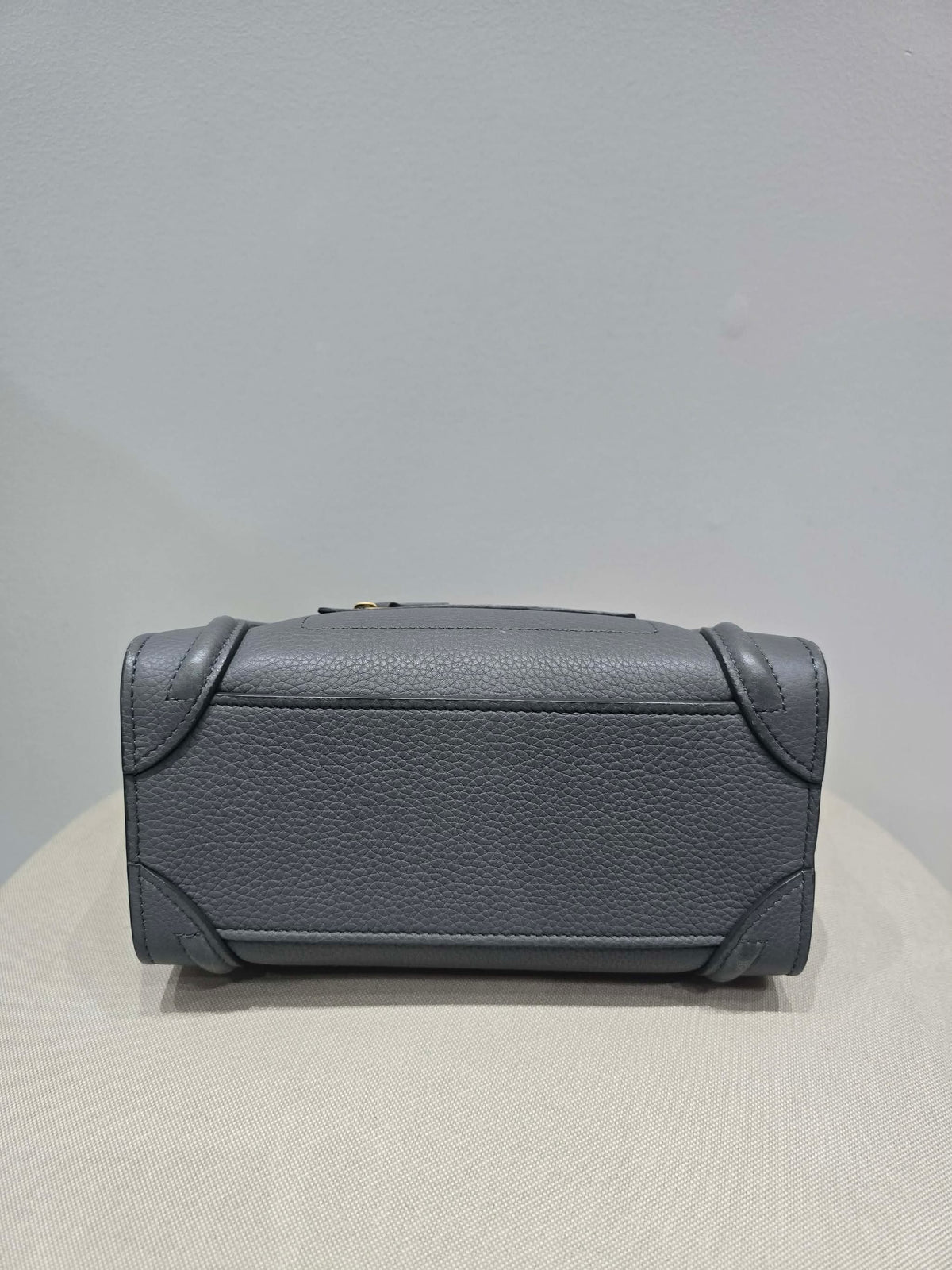 Celine Nano Luggage Tote Bag in Grey