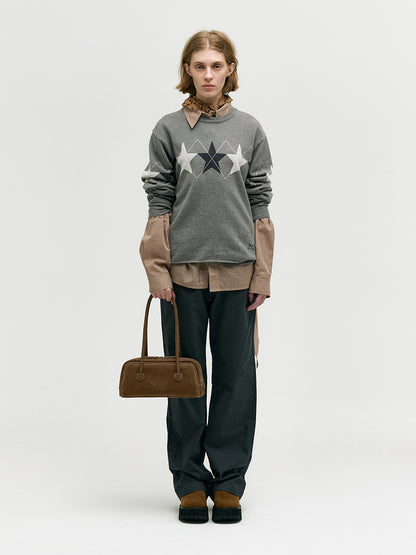 Soft Baguette Bag In Chestnut Nubuck