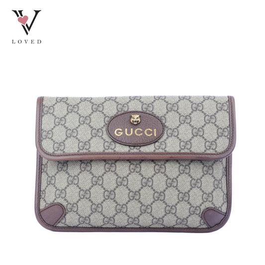 Gucci GG Supreme Monogram Neo Vintage Web Belt Bag