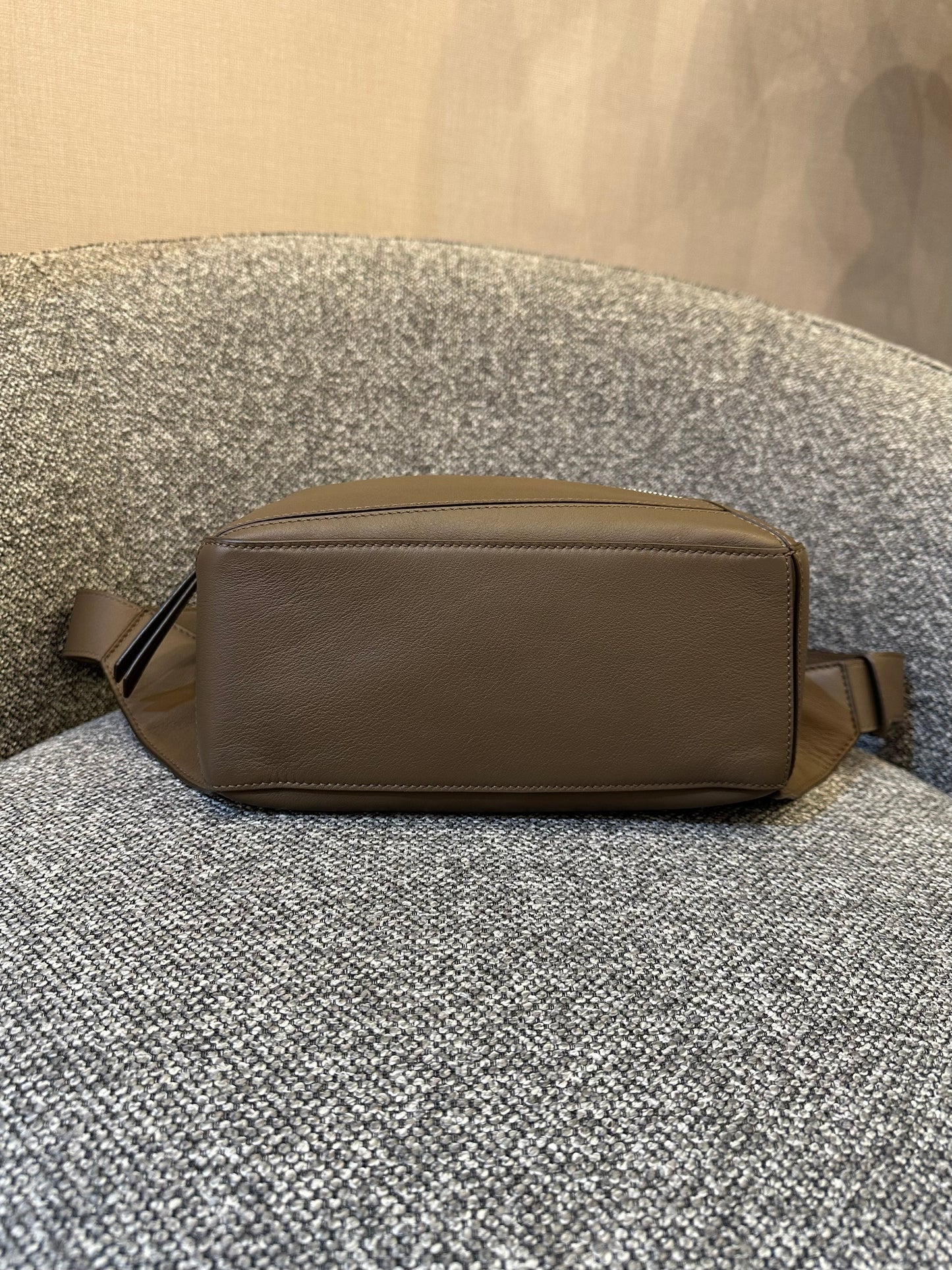 Loewe Puzzle Edge Small Belt Bag In Brown Calfskin