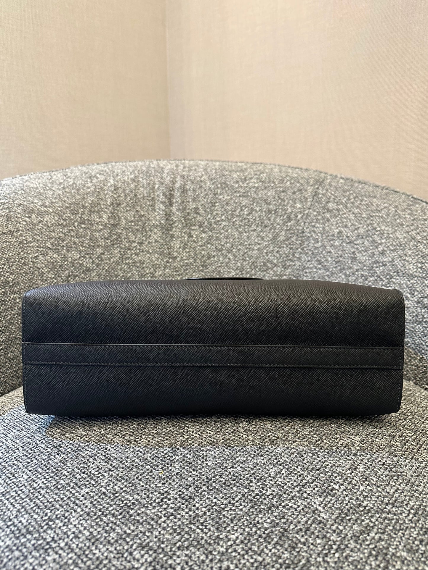 Prada Galleria In Black Saffiano Leather