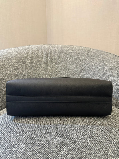 Prada Galleria In Black Saffiano Leather