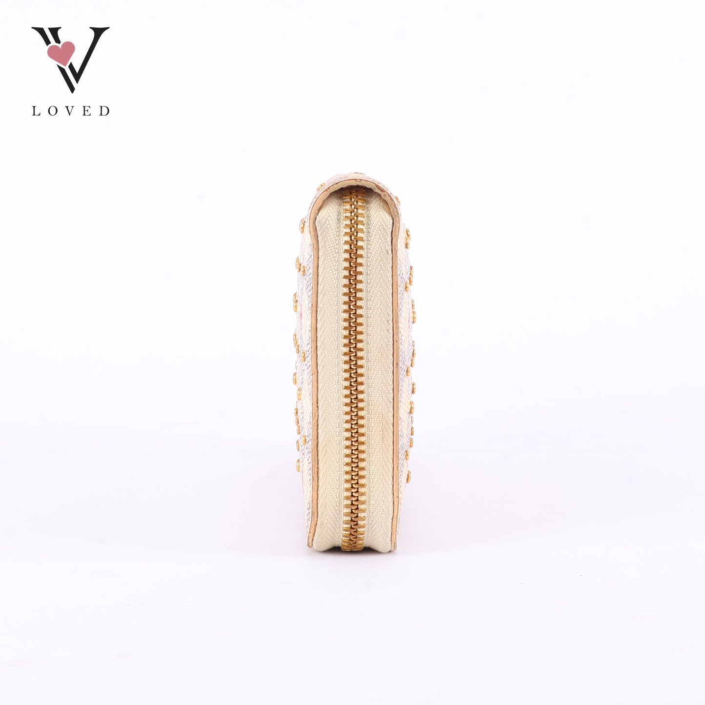 Louis Vuitton Damier Azur Studded Zippy Wallet