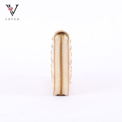 Louis Vuitton Damier Azur Studded Zippy Wallet