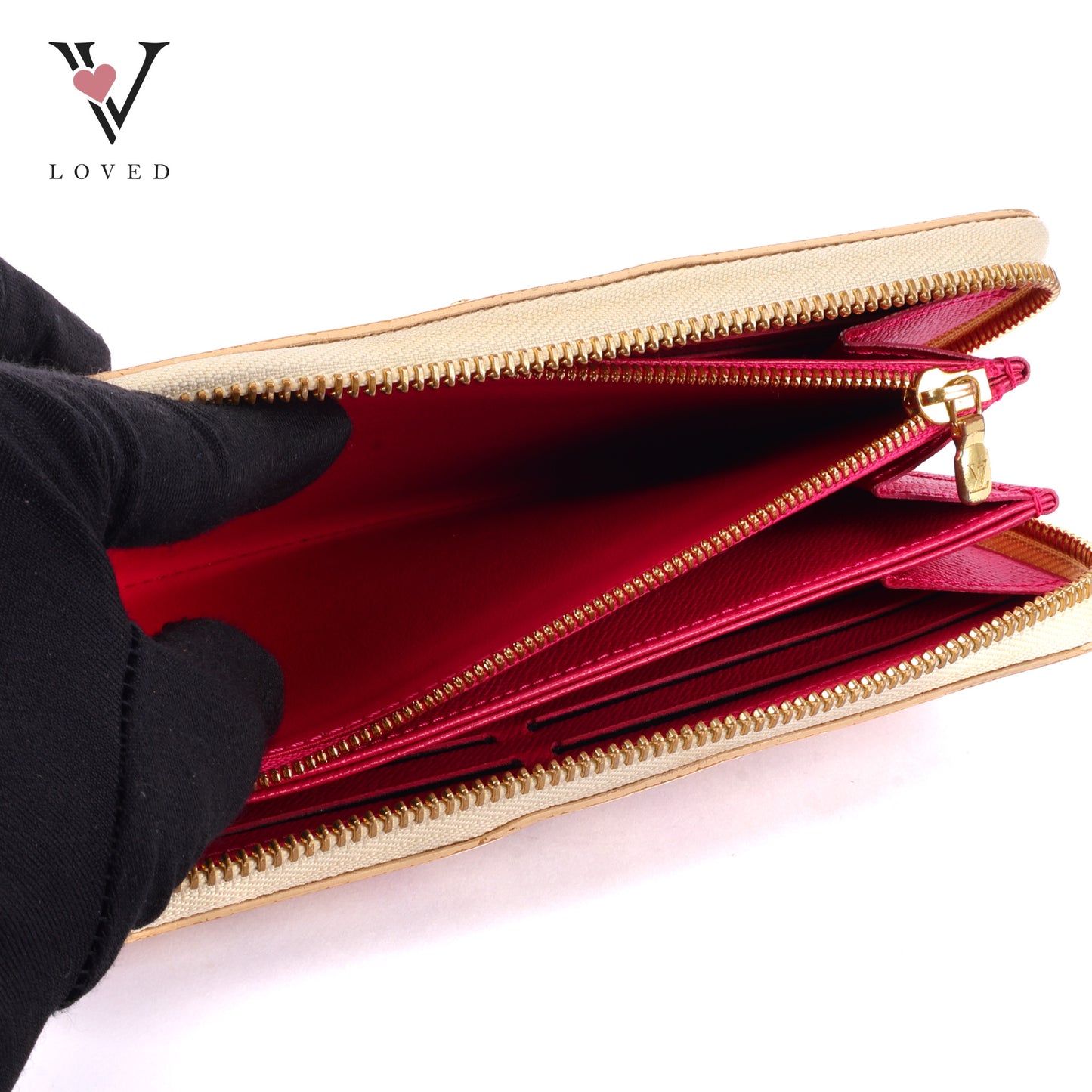 Louis Vuitton Damier Azur Studded Zippy Wallet