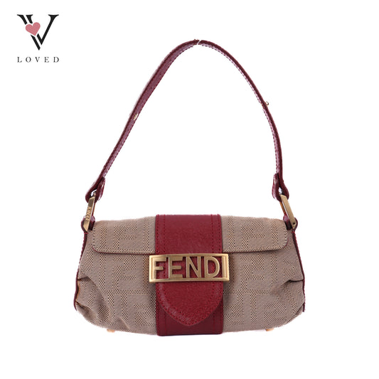 Zucca Canvas Leather Handbag
