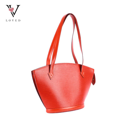 Louis Vuitton	Saint Jacques PM Handbag in Brown Epi Leather