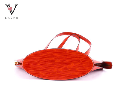 Louis Vuitton	Saint Jacques PM Handbag in Brown Epi Leather