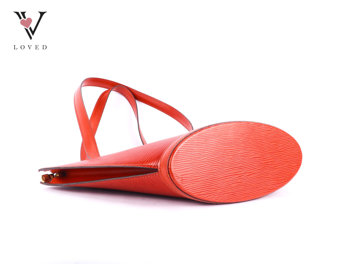 Louis Vuitton	Saint Jacques PM Handbag in Brown Epi Leather