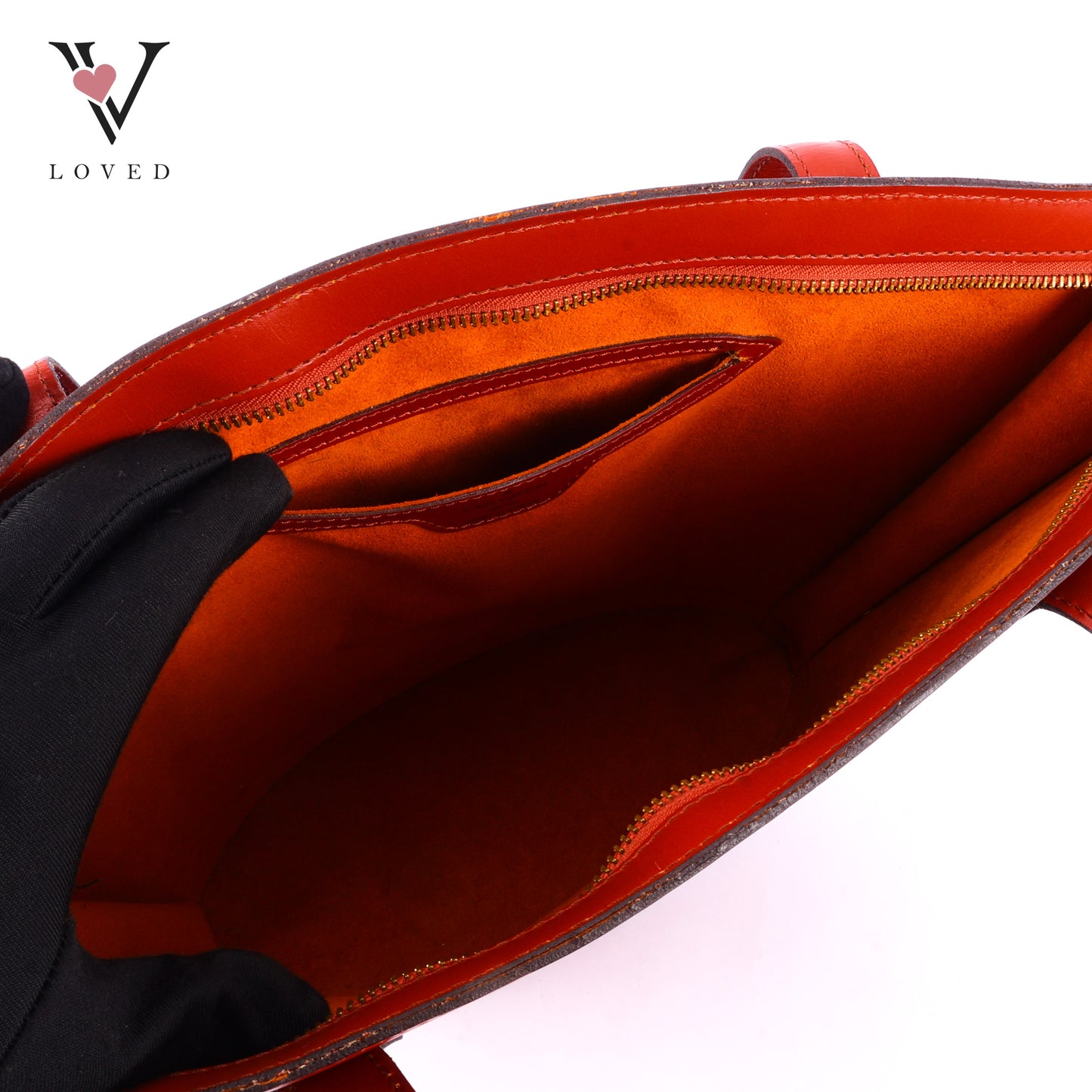 Louis Vuitton	Saint Jacques PM Handbag in Brown Epi Leather