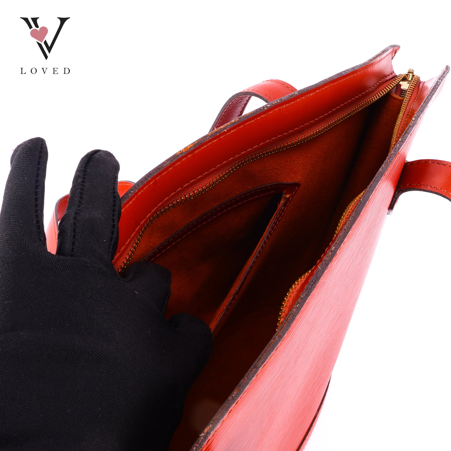 Louis Vuitton	Saint Jacques PM Handbag in Brown Epi Leather