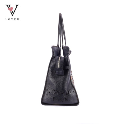 Goyard Sac Hardy PM Tote Bag in Black Goyardine Canvas