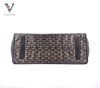 Goyard Sac Hardy PM Tote Bag in Black Goyardine Canvas