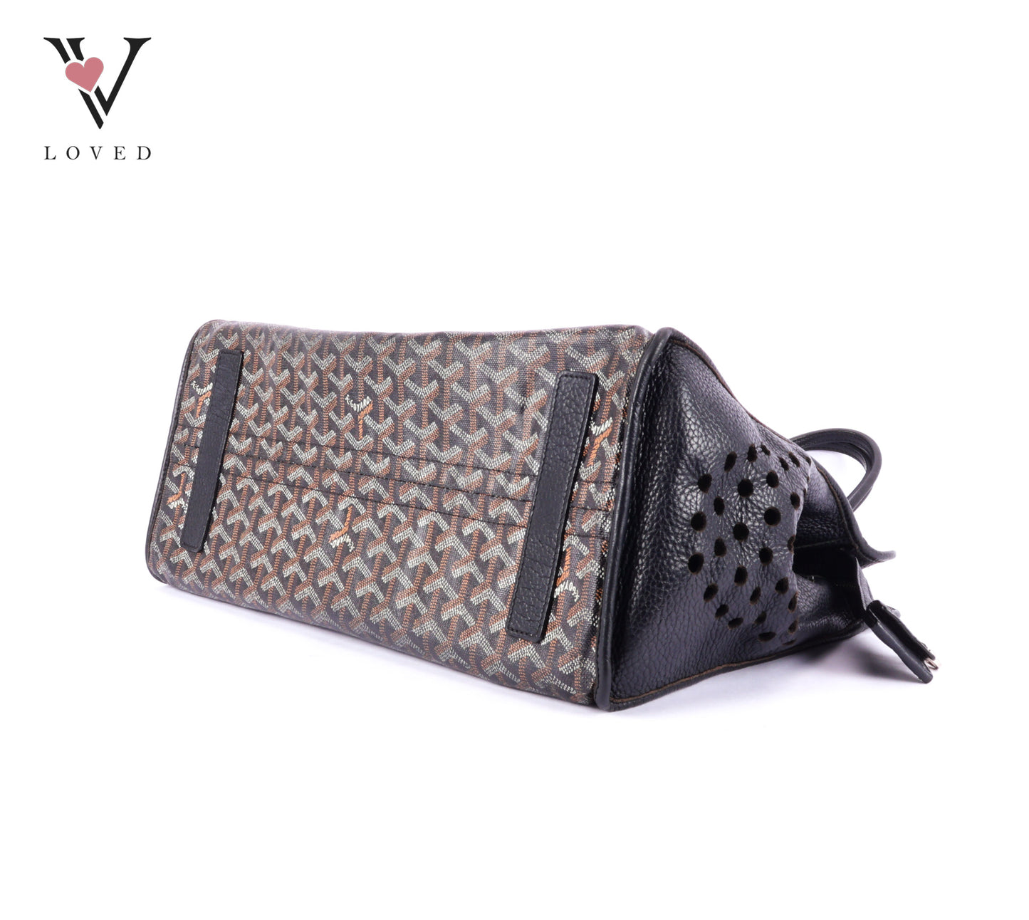 Goyard Sac Hardy PM Tote Bag in Black Goyardine Canvas