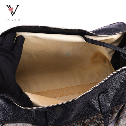 Goyard Sac Hardy PM Tote Bag in Black Goyardine Canvas