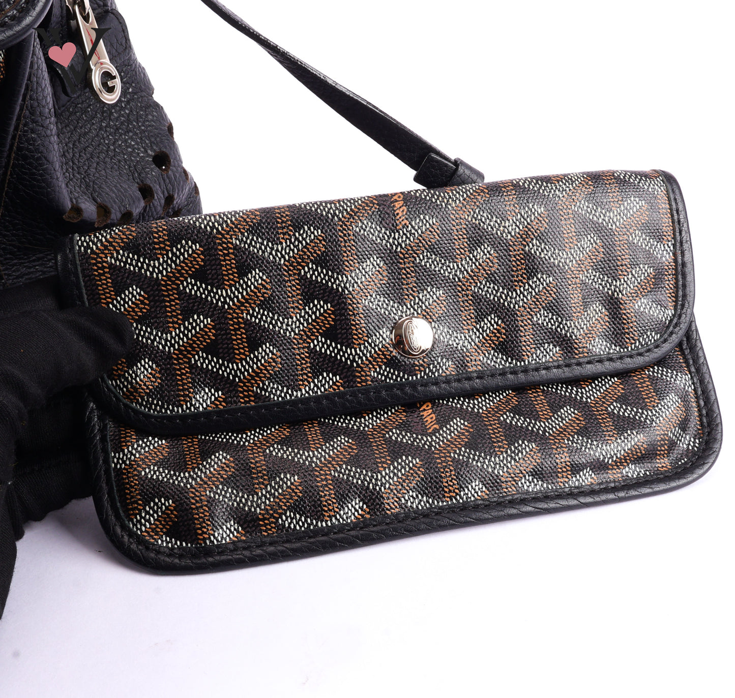 Goyard Sac Hardy PM Tote Bag in Black Goyardine Canvas