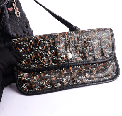 Goyard Sac Hardy PM Tote Bag in Black Goyardine Canvas