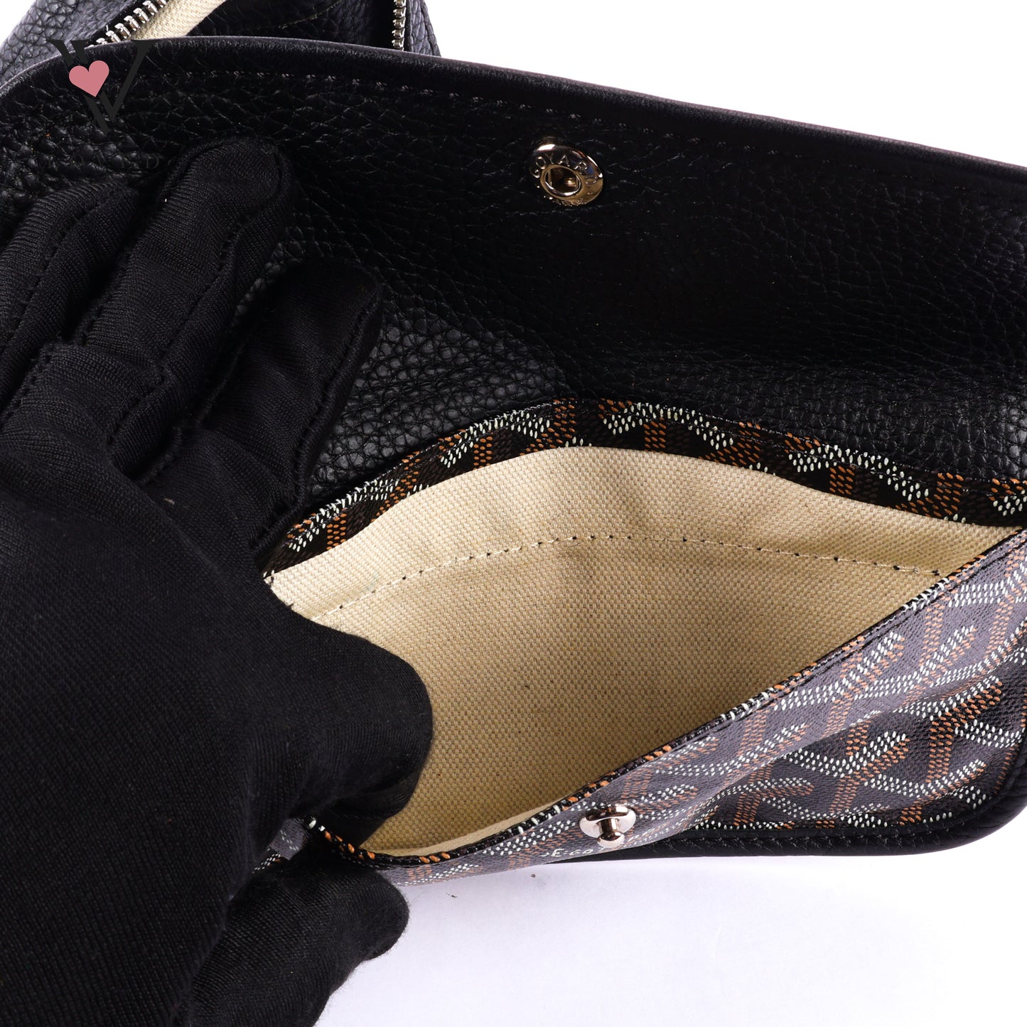 Goyard Sac Hardy PM Tote Bag in Black Goyardine Canvas