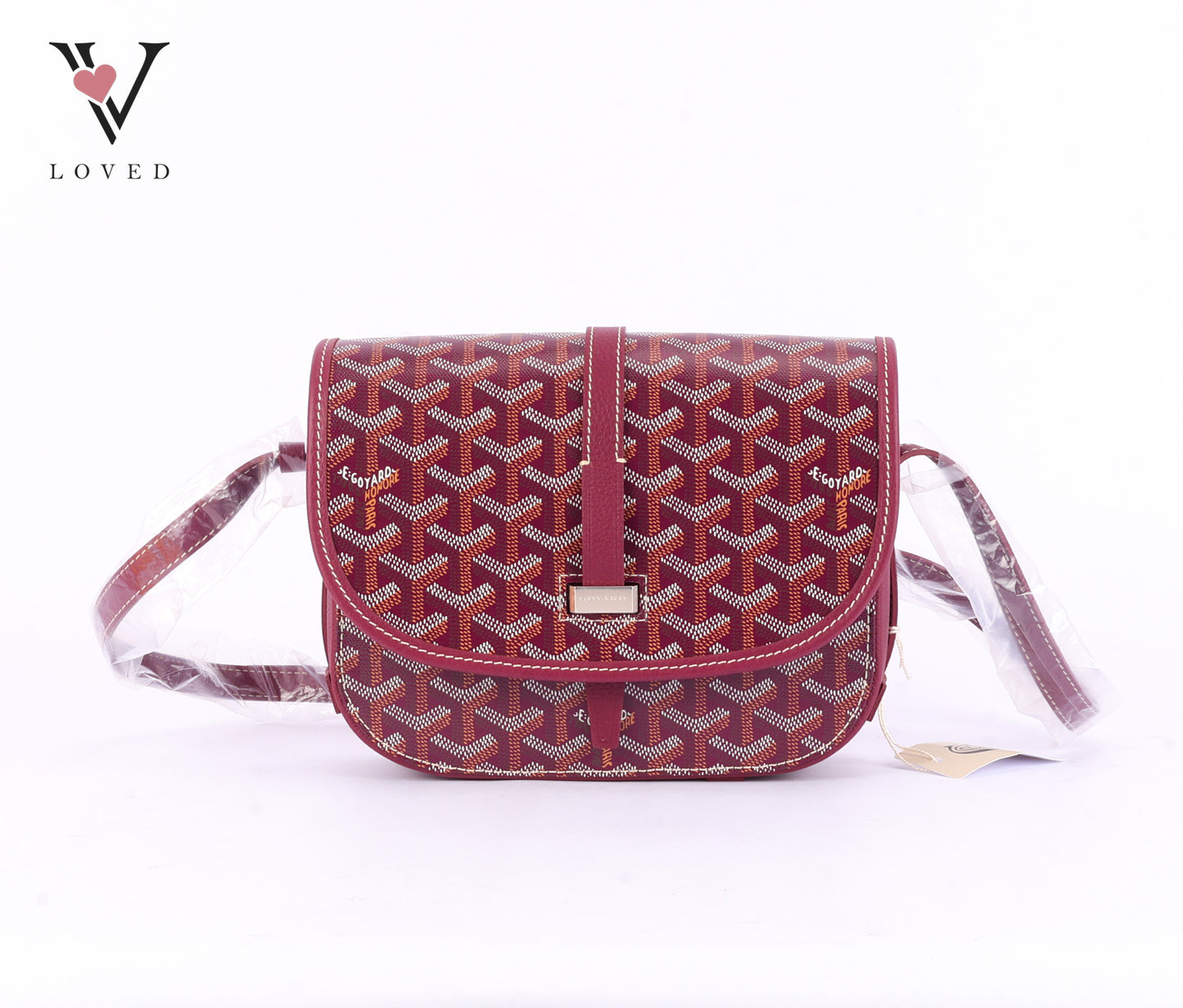 Goyard Sac Belvedere PM Bag Bordeaux Burgundy