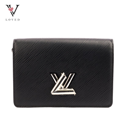 Louis Vuitton Twist PM In Black Epi Leather