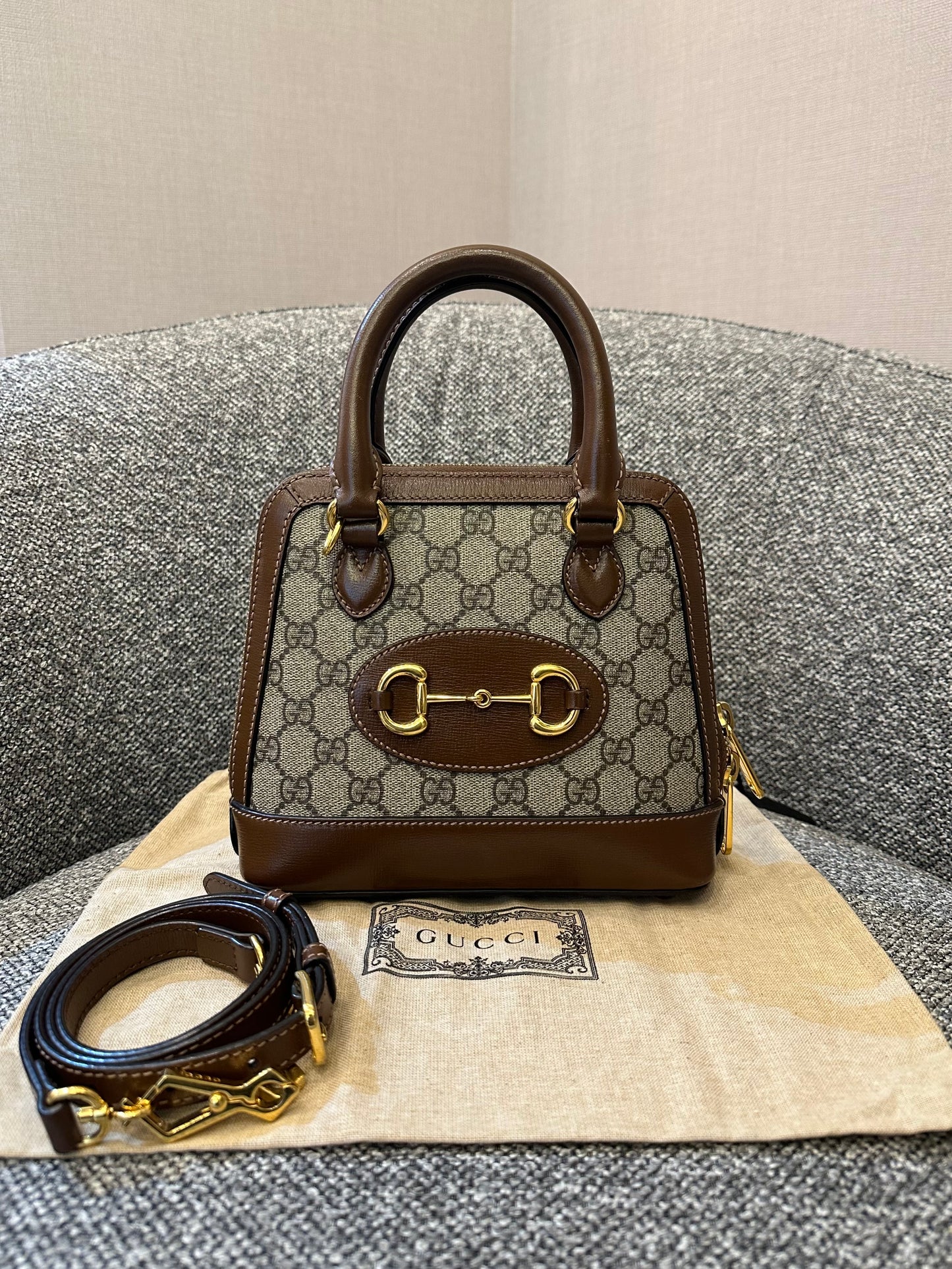 Gucci Horsebit 1955 In Brown Leather