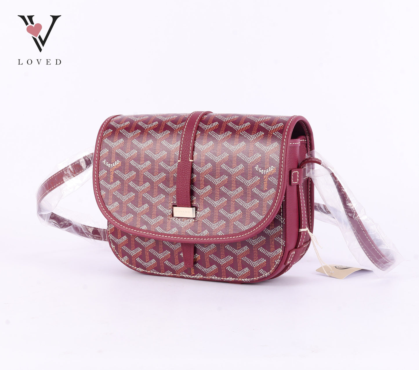 Goyard Sac Belvedere PM Bag Bordeaux Burgundy