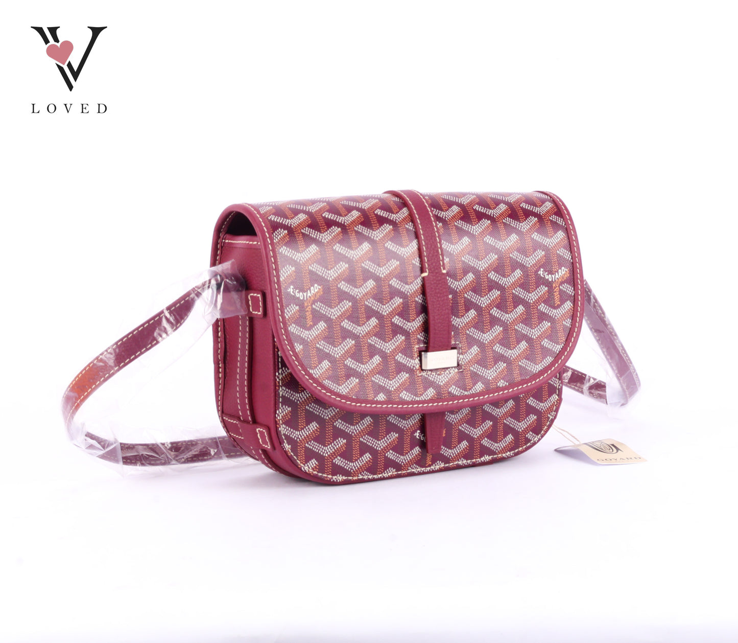 Goyard Sac Belvedere PM Bag Bordeaux Burgundy