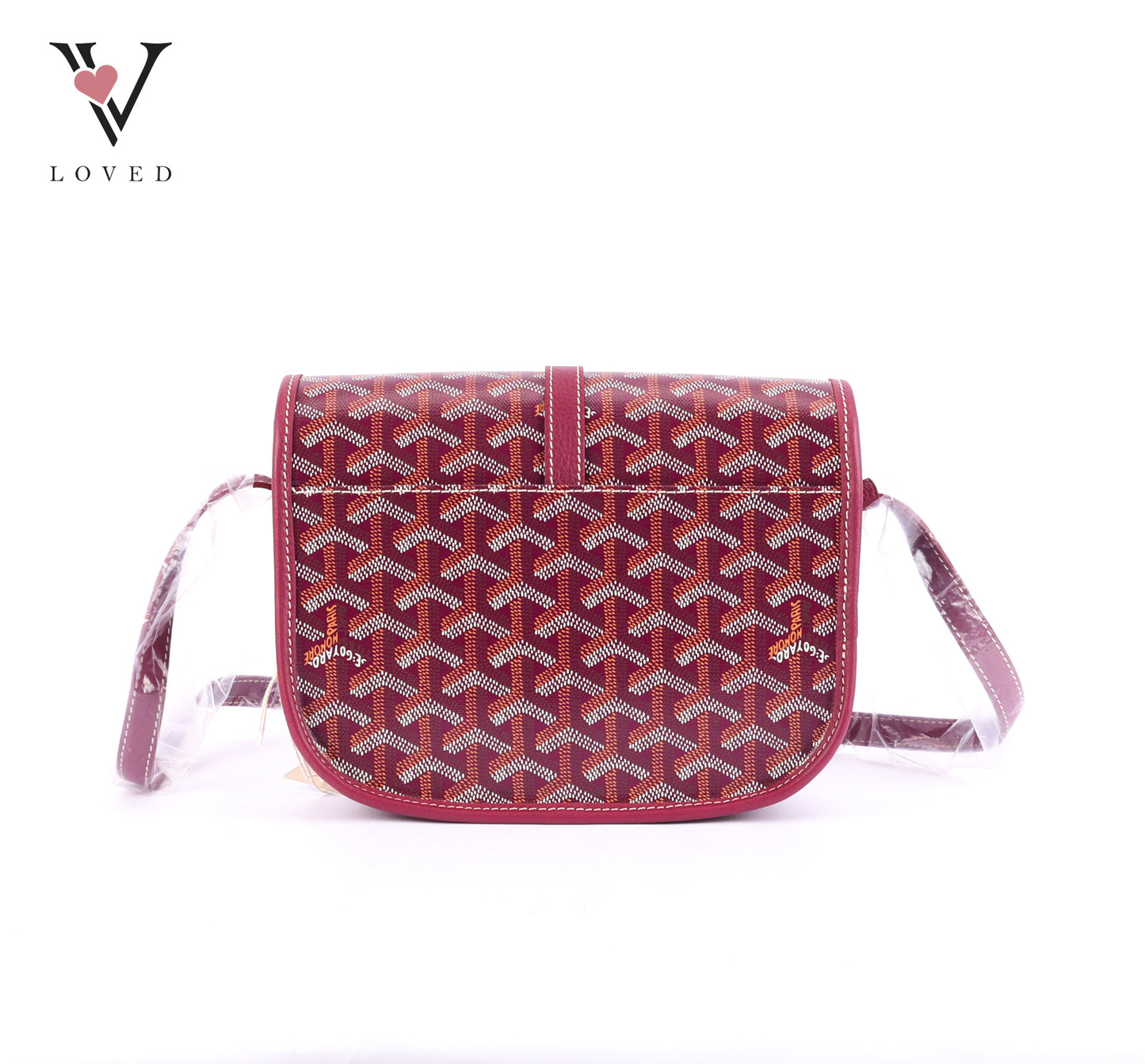 Goyard Sac Belvedere PM Bag Bordeaux Burgundy