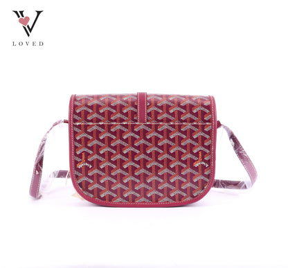 Goyard Sac Belvedere PM Bag Bordeaux Burgundy