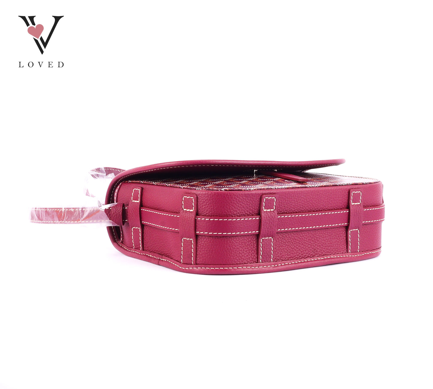 Goyard Sac Belvedere PM Bag Bordeaux Burgundy