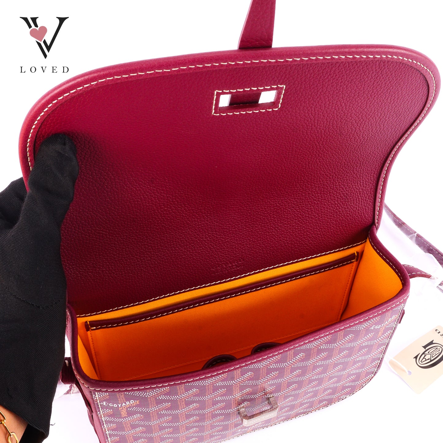 Goyard Sac Belvedere PM Bag Bordeaux Burgundy