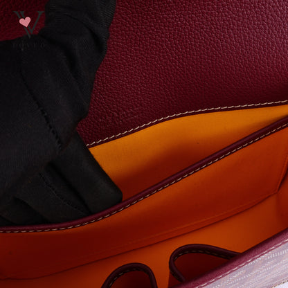 Goyard Sac Belvedere PM Bag Bordeaux Burgundy