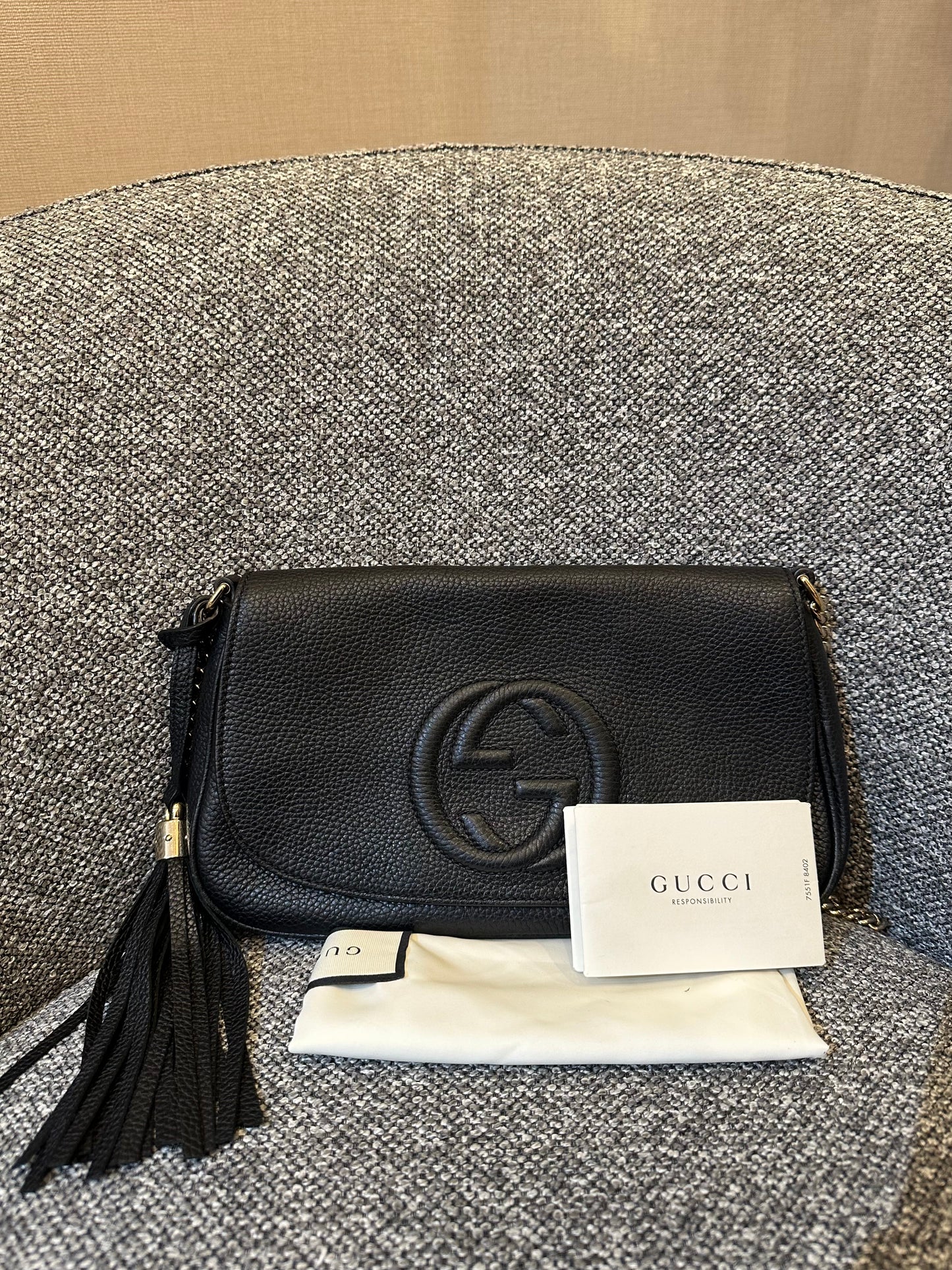 Gucci Soho Flap Crossbody Bag