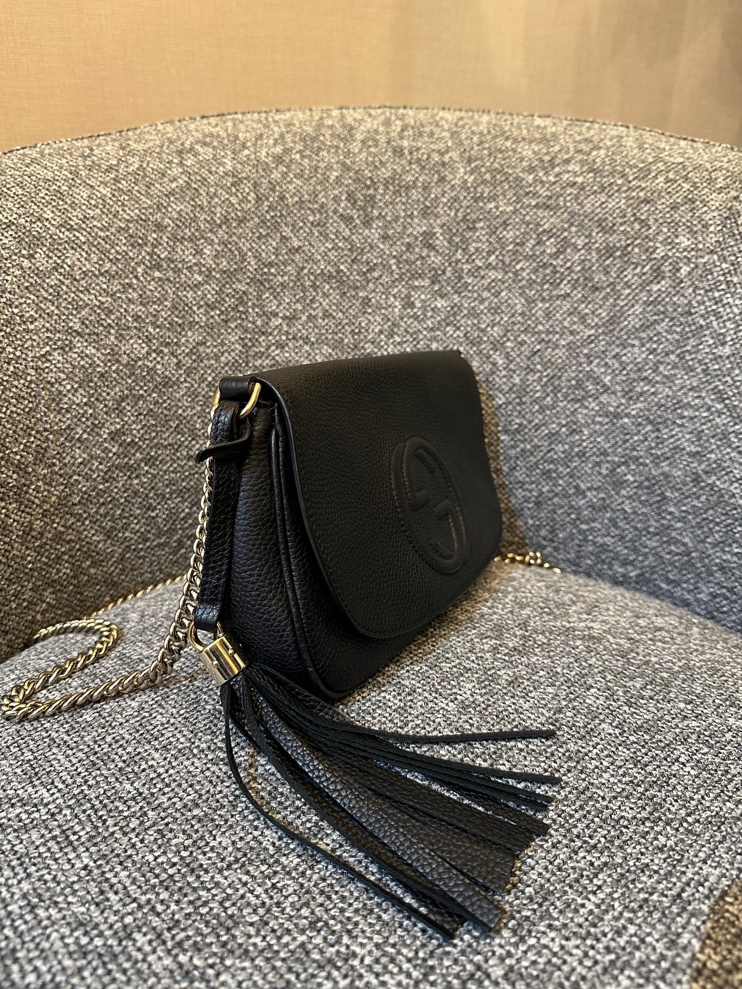 Gucci Soho Flap Crossbody Bag