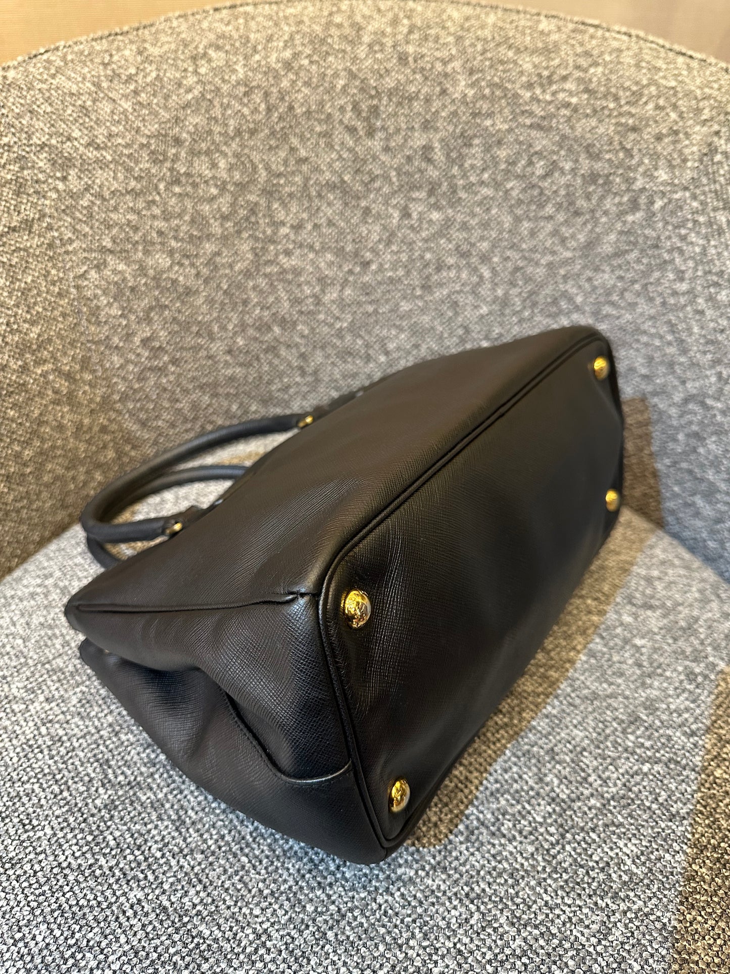 Prada Small Galleria Double Zip Tote Bag