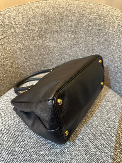 Prada Small Galleria Double Zip Tote Bag